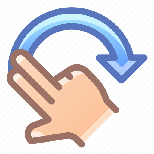 Two, fingers, redo, rotate icon - Download on Iconfinder