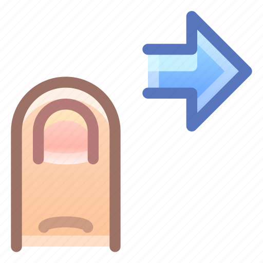 Finger, scroll, right, touch icon - Download on Iconfinder