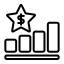 increase, growth, popularity, bar, chart 