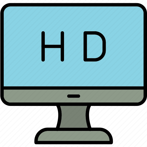 High, definition, hd, screen icon - Download on Iconfinder