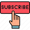 subscribe, online, subscription, icon
