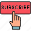 subscribe, online, subscription, icon 