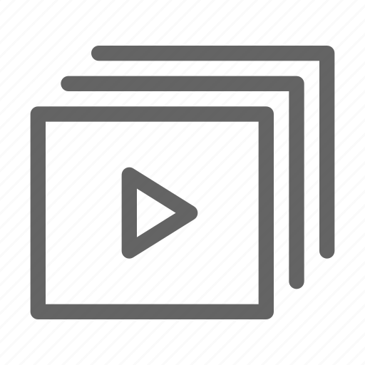 Movie, playlist, video, youtube icon - Download on Iconfinder