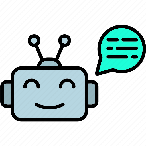 Chatbot, artificial, conversational, entity, bot, chat, dialog icon - Download on Iconfinder