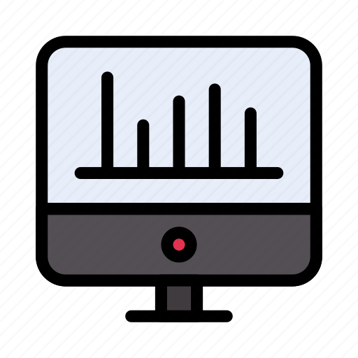 Analytics, display, graph, screen, statistics icon - Download on Iconfinder