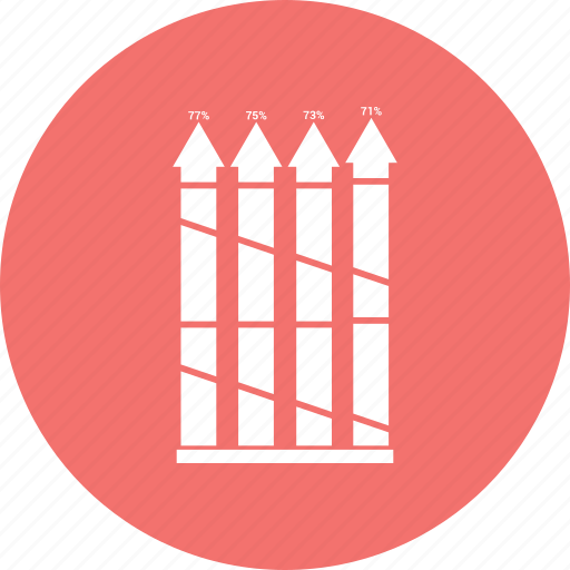Arrow, bar, chart, growth icon - Download on Iconfinder