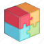 cube, puzzle, business, creative 