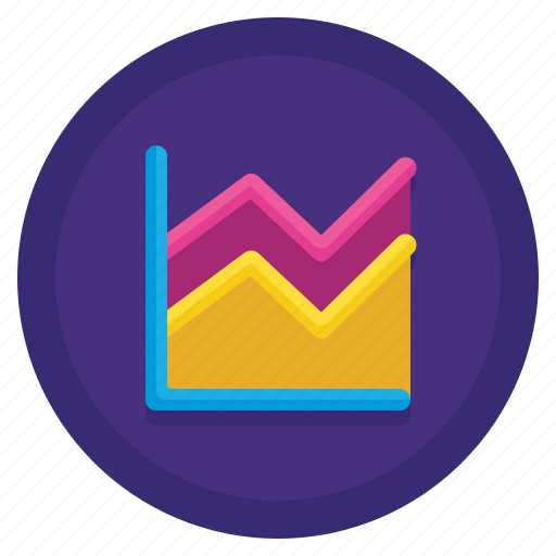 Area, chart, graph, stacked icon - Download on Iconfinder