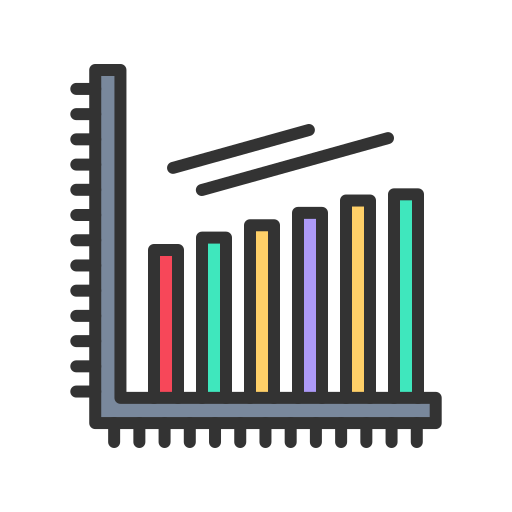 Escalating bar graph, chart, growth, business, economy, analytics, data icon - Download on Iconfinder