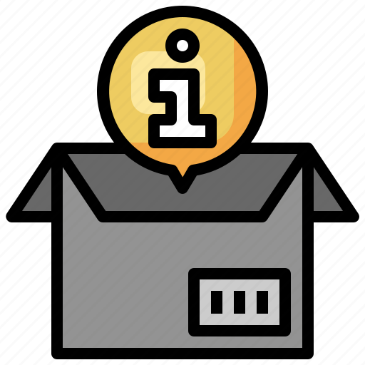 Box, delivery, information, packaging, package icon - Download on Iconfinder
