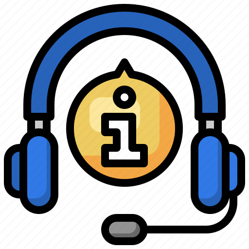 Headphones, information, microphone, customer, service icon - Download on Iconfinder
