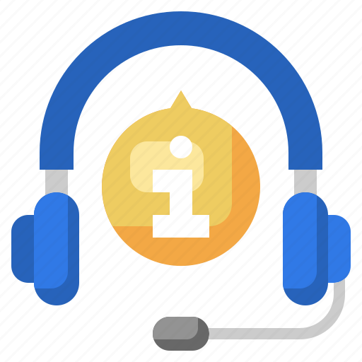 Headphones, information, microphone, customer, service icon - Download on Iconfinder