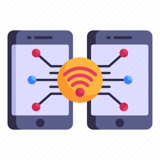 Wifi sharing, mobile connectivity, internet sharing, connected devices, connectivity icon - Download on Iconfinder