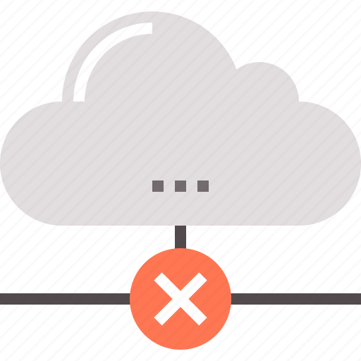Cloud, connection, error, internet, network icon - Download on Iconfinder