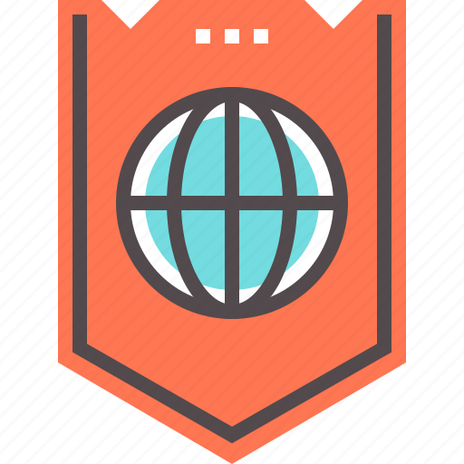 Global, internet, protection, shield icon - Download on Iconfinder