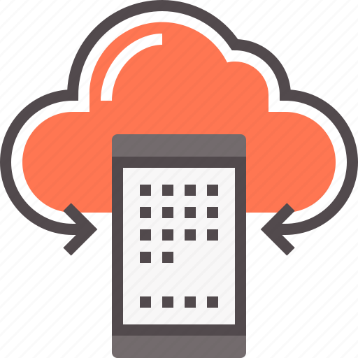 Backup, cloud, mobile, server icon - Download on Iconfinder