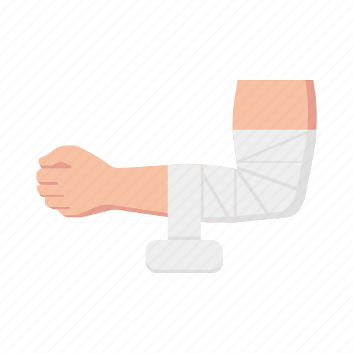 Elbow, splint, bandage, medical, healthcare icon - Download on Iconfinder