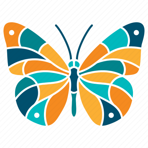 Butterfly, colorful, fly, grace, insect, nature, wing icon - Download on Iconfinder