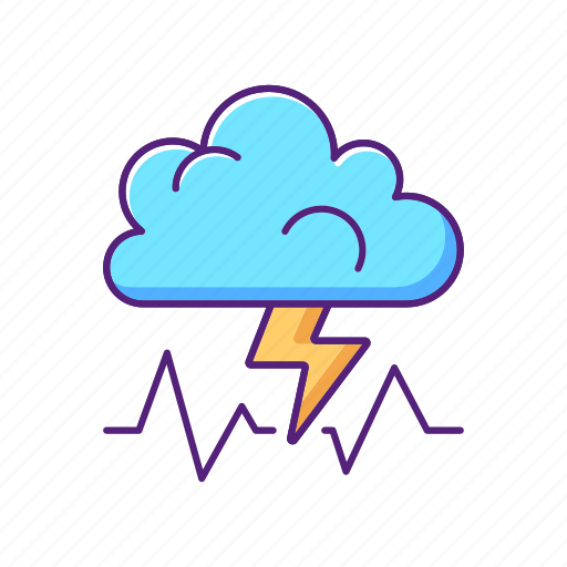 Storm weather, insomnia, anxiety, lightening icon - Download on Iconfinder