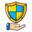 arms, cartoon, emblem, object, protect, security, shield 