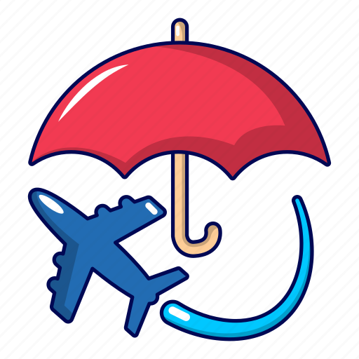 Business, cartoon, concept, fly, insurance, object, trip icon - Download on Iconfinder