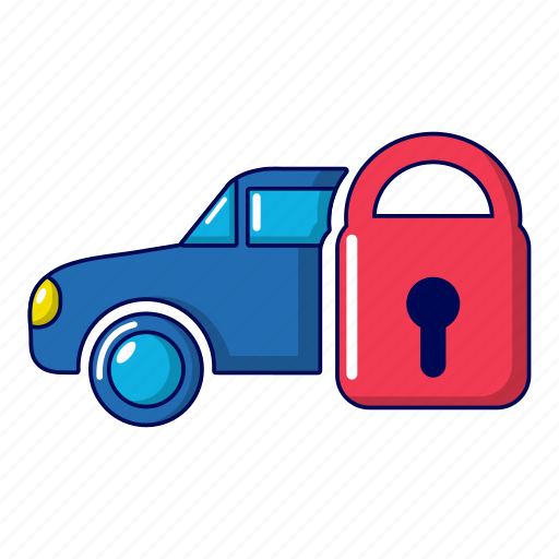 Car, cartoon, concept, insurance, object, protection, vehicle icon - Download on Iconfinder
