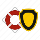 aid, assistance, belt, buoy, circle, danger, lifebuoy and shield