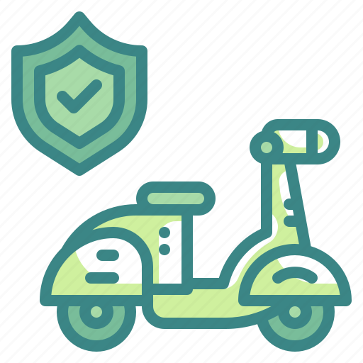 Motor, insurance, motorcycle, motorbike, shield icon - Download on Iconfinder