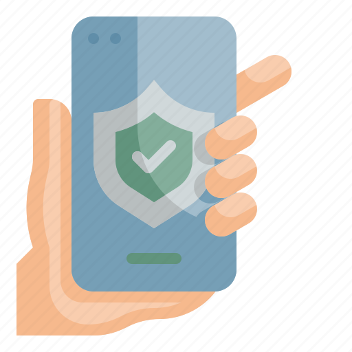 Application, insurance, shield, protection, smartphone icon - Download on Iconfinder