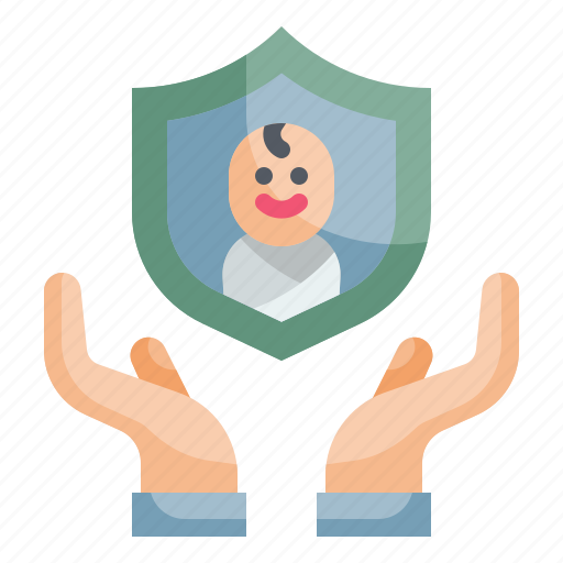 Baby, kid, child, insurance, shield icon - Download on Iconfinder
