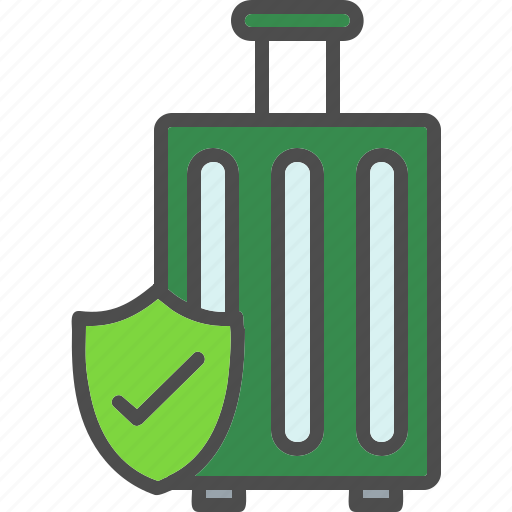 Baggage, care, insurance, luggage, protection, safety, travel icon - Download on Iconfinder