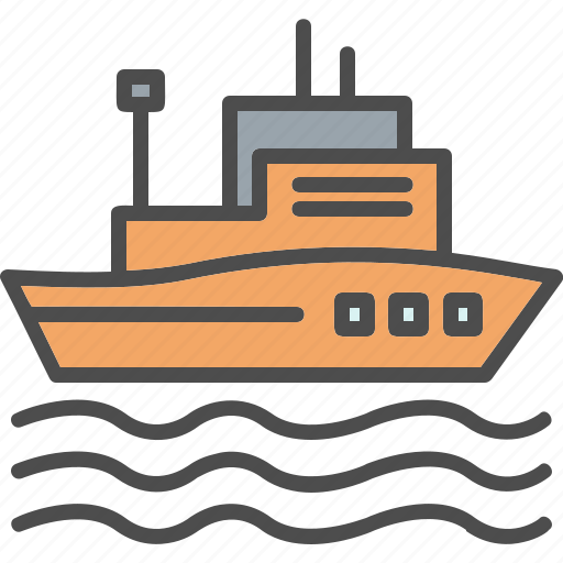 Cargo, freighter, logistics, ship, shipping icon - Download on Iconfinder