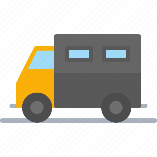 Delivery, shipping, transport, transportation, truck, vehicle, van icon - Download on Iconfinder