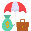 insurance, plan, premium, retirement, safety, umbrella 