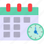 schedule, period, days, time, date, calendar, month 