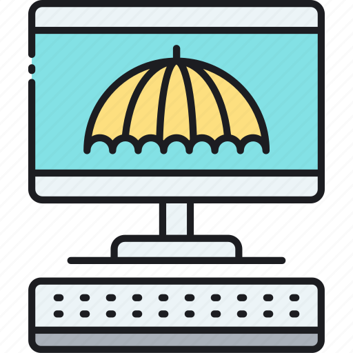 Computer, insurance, computer insurance, desktop, imac icon - Download on Iconfinder