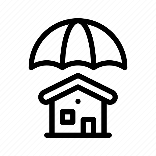 Home, house, insurance, protection, umbrella icon - Download on Iconfinder
