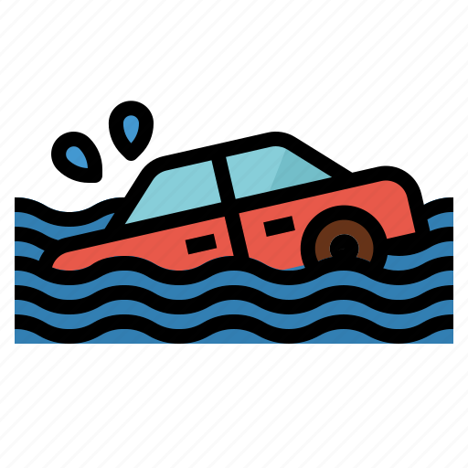 Car, coverage, flood, insurance, vehicle icon - Download on Iconfinder