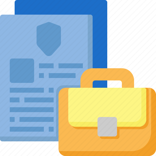 Bag, data, document, information, insurance, profile, protection icon - Download on Iconfinder