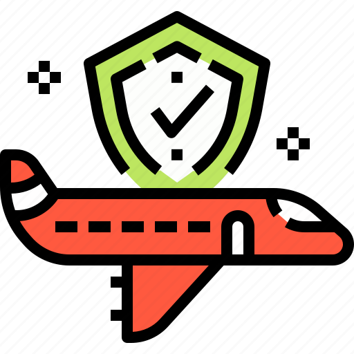 Airplan, airport, flight, insurance, security icon - Download on Iconfinder
