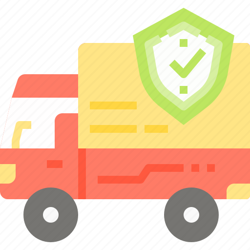 Cargo, deliverly, insurance, security, shipping, transport, truck icon - Download on Iconfinder