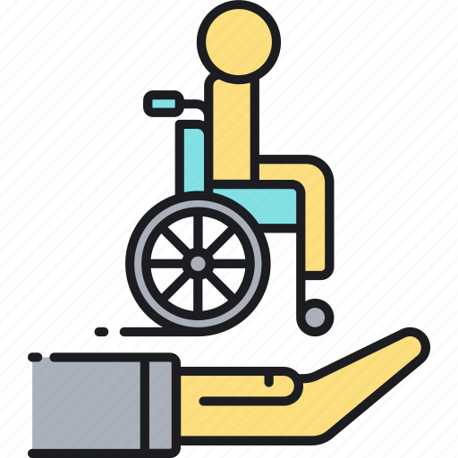 Disability, disability insurance, insurance, permanent, total, total permanent disability insurance icon - Download on Iconfinder
