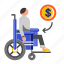 accident, compensation, disability, disabled, disablement benefit, insurance, wheelchair 