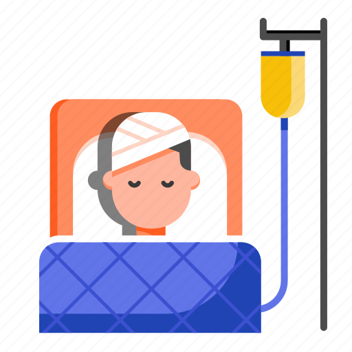 Admitted hospital, hospital, injury, inpatient department, insurance, opd, patient icon - Download on Iconfinder
