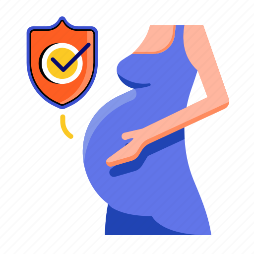 Heath insurance, insurance, maternity, pregnancy, pregnant, protection icon - Download on Iconfinder