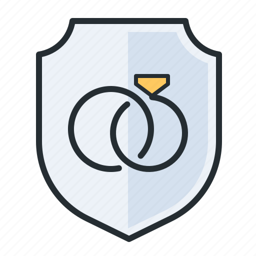 Marriage, rings, partnership, joint policy icon - Download on Iconfinder