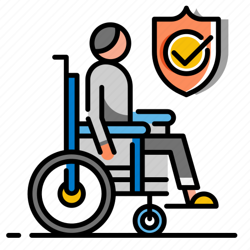 Disability, disabled, healthcare, hospital, insurance, protection, wheelchair icon - Download on Iconfinder