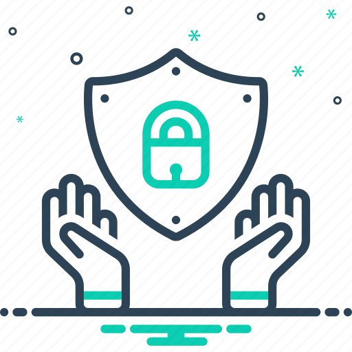 Secure, protected, defended, guarded, shield, privacy, password icon - Download on Iconfinder