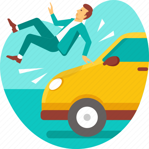Accident, car, crash, death, insurance, man, risk icon - Download on Iconfinder