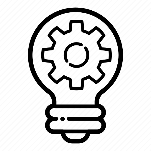 Creative, gear, idea, lightbulb, options, settings, solution icon - Download on Iconfinder